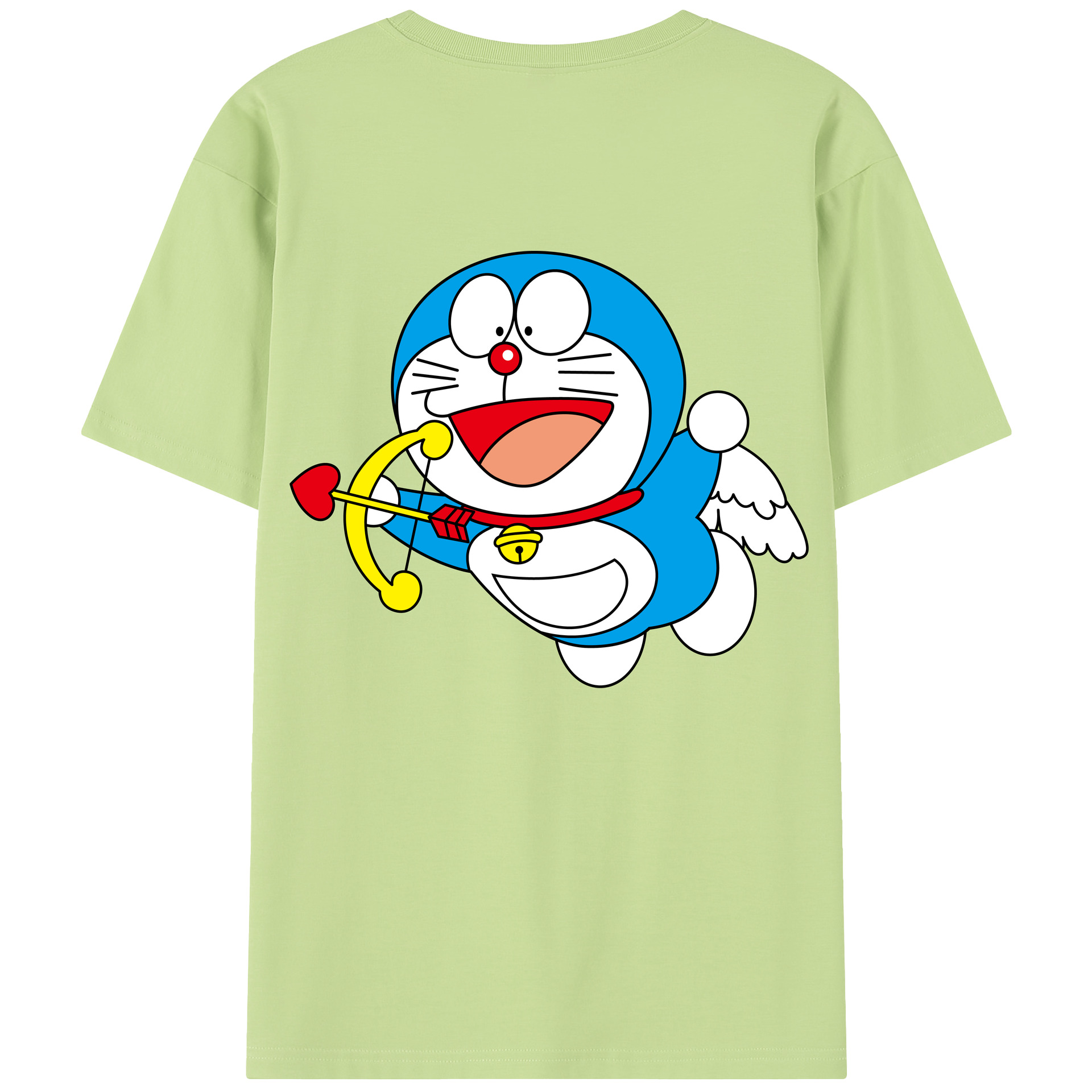 （画像用） ドラえもん Doraemon 綿100％半袖Tシャツ（背面プリント）